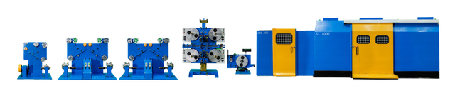1000 Single twist cabling machine （CAT 5-8）